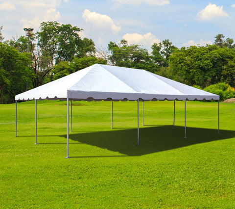 Made in the USA Tent Top - 20' x 30' West Coast Frame Party Tent - White