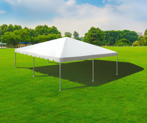 30' x 30' Premium Twin Tube West Coast Frame Party Tent - White