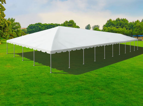 40' x 100' Premium Single Tube West Coast Frame Party Tent, Sectional