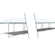 10' x 100' Premium Single Tube West Coast Frame Canopy Tent, Sectional