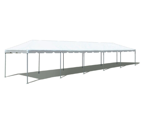 10' x 50' Premium Single Tube West Coast Frame Canopy Tent, Sectional