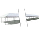 20' x 100' Premium Single Tube West Coast Frame Party Tent, Sectional