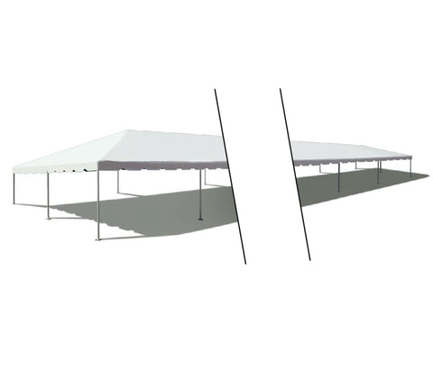 30' x 105' Premium Single Tube West Coast Frame Party Tent, Sectional