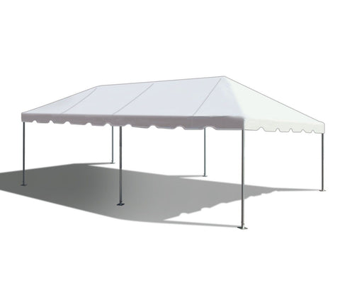 15' x 30' Premium West Coast Frame Party Tent - White, 3 Piece Sectional