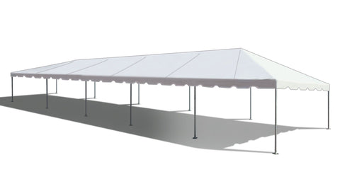 15' x 75' Premium West Coast Frame Party Tent - White, 6 Piece Sectional
