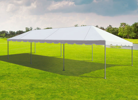 15' x 45' Premium Sectional West Coast Frame Party Tent - White, 4 Piece Sectional