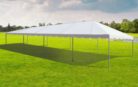 15' x 60' Premium Sectional West Coast Frame Party Tent - White, 5 Piece Sectional