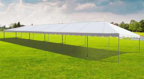15' x 90' Premium West Coast Frame Party Tent - White, 7 Piece Sectional