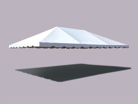 15' x 30' White PVC Weekender West Coast Frame Tent Top