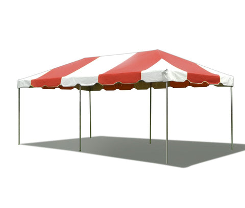 10' x 10' PVC Weekender West Coast Frame Party Tent - Red by Party Tents