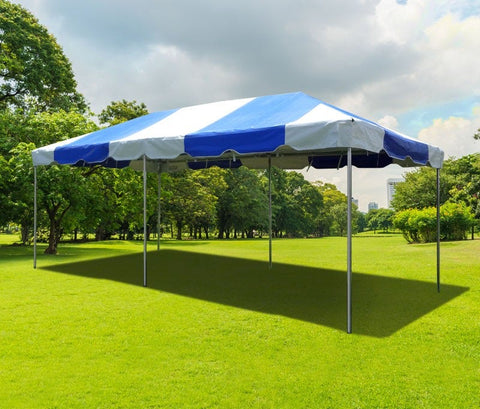 10' x 20' Weekender West Coast Frame Party Tent - Blue