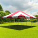 20' x 20' Weekender West Coast Frame Party Tent - Red