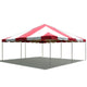 20' x 20' Weekender West Coast Frame Party Tent - Red