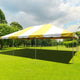 20' x 30' Weekender West Coast Frame Party Tent - Yellow