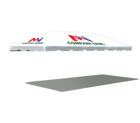 10' x 20' West Coast Frame Party Tent Top - White - Custom