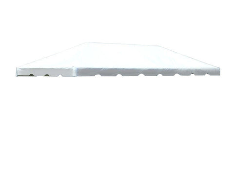 10' x 20' White PVC Weekender West Coast Frame Tent Top