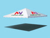 Image of 20' x 20' West Coast Frame Party Tent Top - Custom