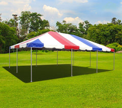 20' x 30' Premium West Coast Frame Party Tent - Red, White and Blue