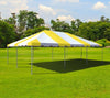 Image of 20' x 30' Premium West Coast Frame Party Tent - Yellow and White