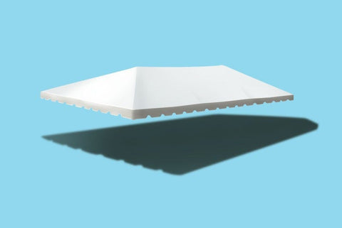 30' x 45' West Coast Frame Tent Top, White Sectional