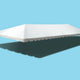 30' x 60' West Coast Frame Tent Top, White Sectional