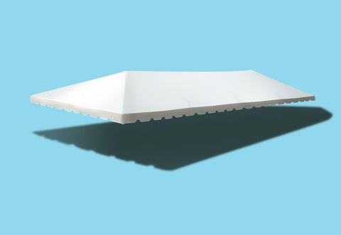 30' x 60' West Coast Frame Tent Top, White Sectional