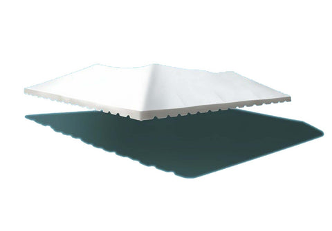 40' x 40' West Coast Frame Tent Top, White Sectional