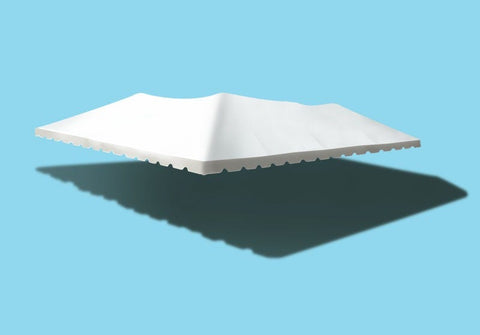 40' x 40' West Coast Frame Tent Top, White Sectional