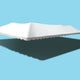 40' x 60' West Coast Frame Tent Top, White Sectional