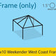 10' x 10' Weekender West Coast Frame