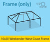 Image of 10' x 20' Weekender West Coast Frame