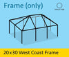 Image of 20' x 30' Replacement West Coast Tent Frame Only, Single Tube