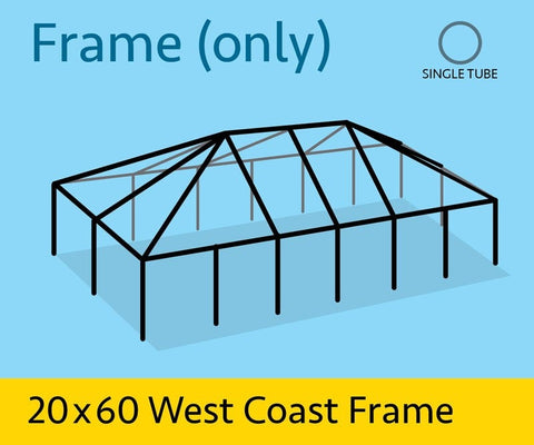 20' x 60' Replacement West Coast Tent Frame Only