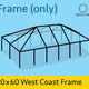 20' x 60' Replacement West Coast Tent Frame Only