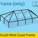 30' x 60' West Coast Frame Tent - Twin Tube Frame Only