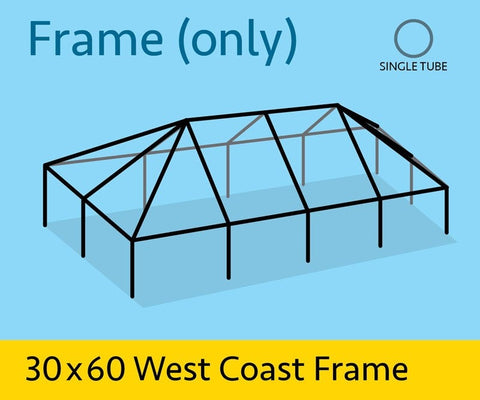 30' x 60' Replacement West Coast Tent Frame Only