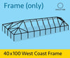 Image of 40' x 100' Replacement West Coast Tent Frame Only, Single Tube