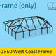40' x 60' West Coast Frame Tent - Twin Tube Frame Only