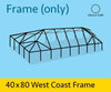 Image of 40' x 80' Replacement West Coast Tent Frame Only, Single Tube