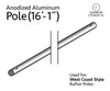 Image of 16' 1" Pipe for West Coast Frame Tent, Single Tube