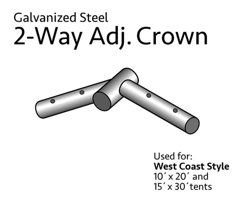 2 Way Crown for West Coast Frame Tent