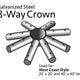8 Way Crown for West Coast Frame Tent