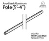 Image of 9' 4" Spreader Pipe for West Coast Frame Tent, Single Tube