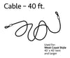 Image of Cable Set for 40 Wide West Coast Frame Tents