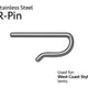 Stainless Steel R-Pin for West Coast Frame Tents