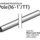 16' 1" Spreader Pipe for West Coast Frame Tent, Twin Tube