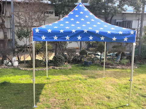 10' x 10' 50mm Speedy Tent - Red, White and Blue