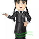 3.5' Gemmy Airblown Inflatable Halloween Wednesday Adams Holding Spider