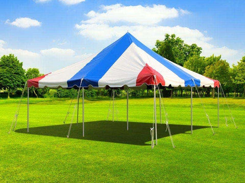 Red, White and Blue Patriotic Inflatable Bounce House, Tent, Game Trio