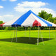 20' x 20' Premium Canopy Pole Party Tent - Red, White and Blue